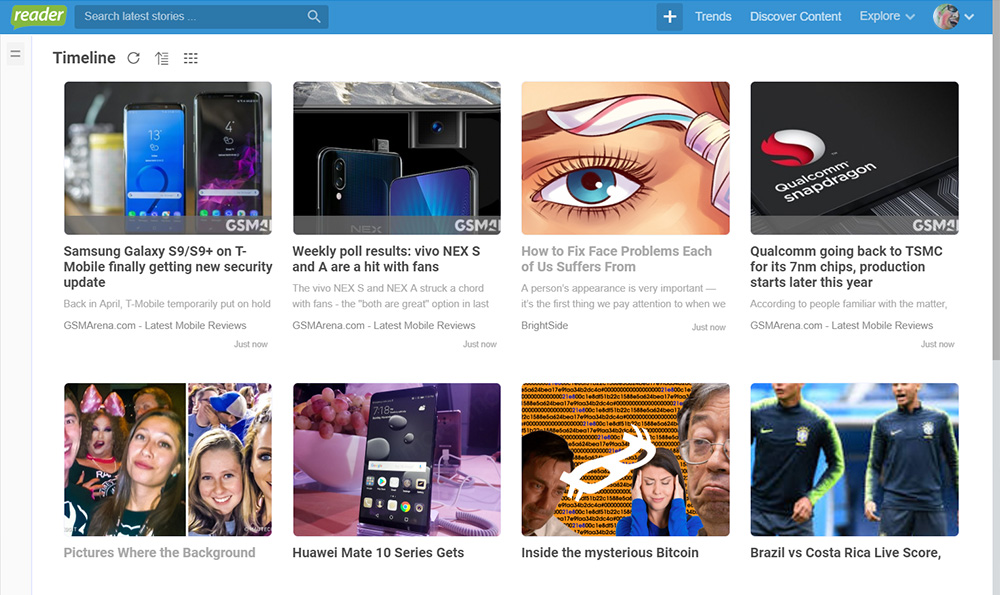 Different views to match your liking and easy readablility. Pick any Card view, Thumb view or List view